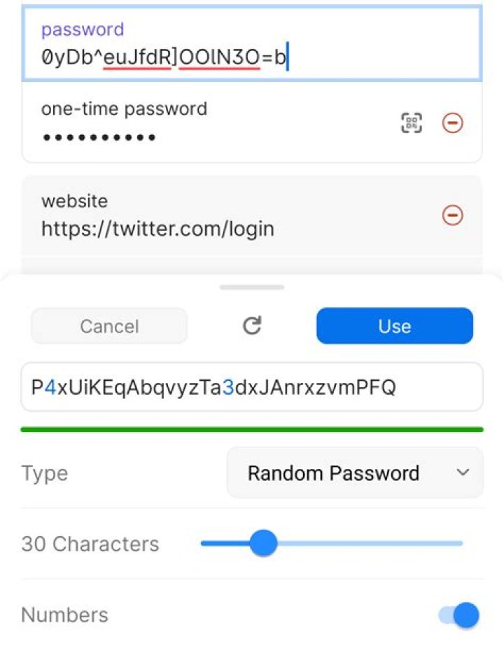 1password generator