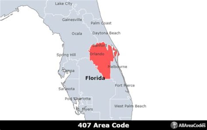 407 area code time zone
