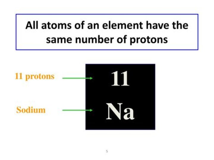 all atoms of an element have the same number of