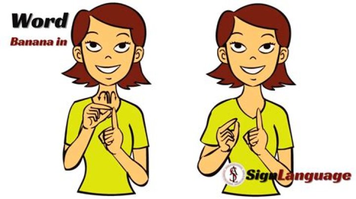 banana in sign language