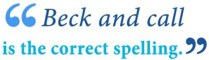 beckon call meaning