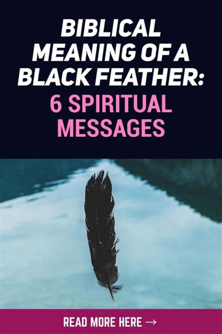 black feather meaning in the bible