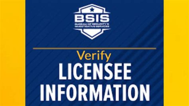bsis license