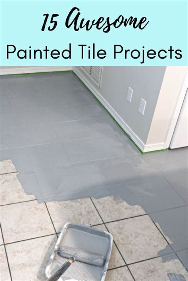 can you paint floor tile