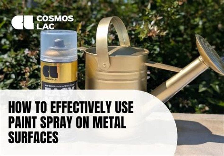 can you spray paint metal