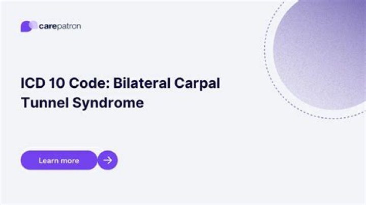 carpal tunnel icd 10 code