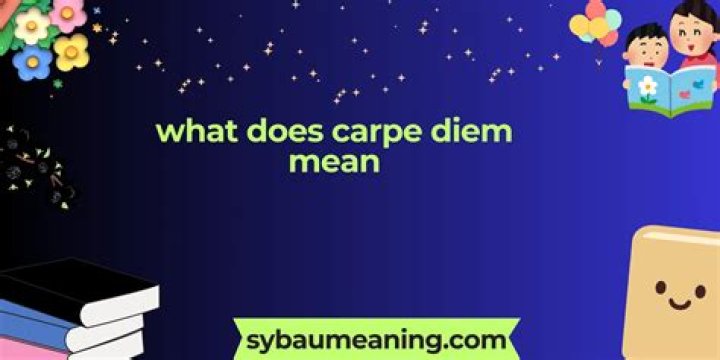 carpe diem mean