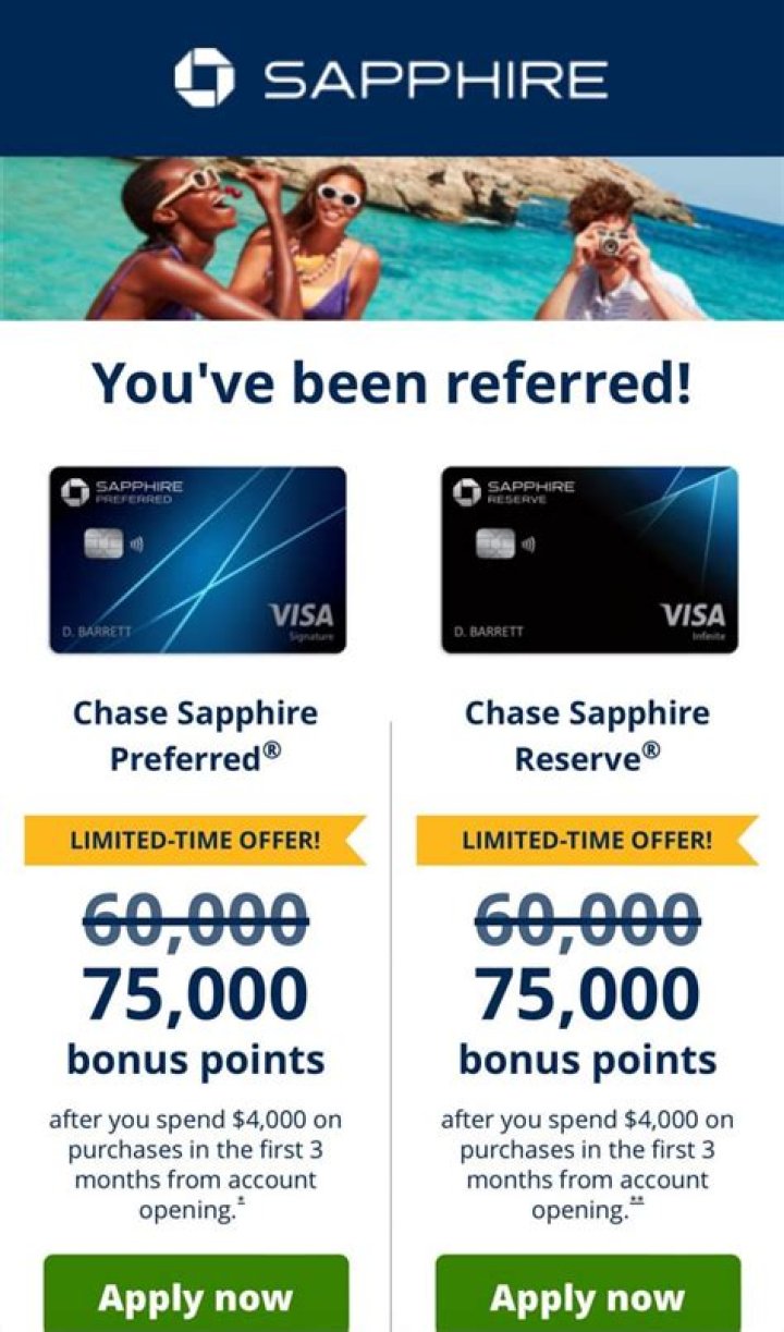 chase sapphire referral bonus