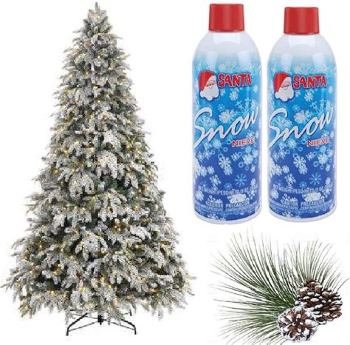 christmas tree spray