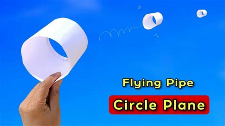 circle paper airplane