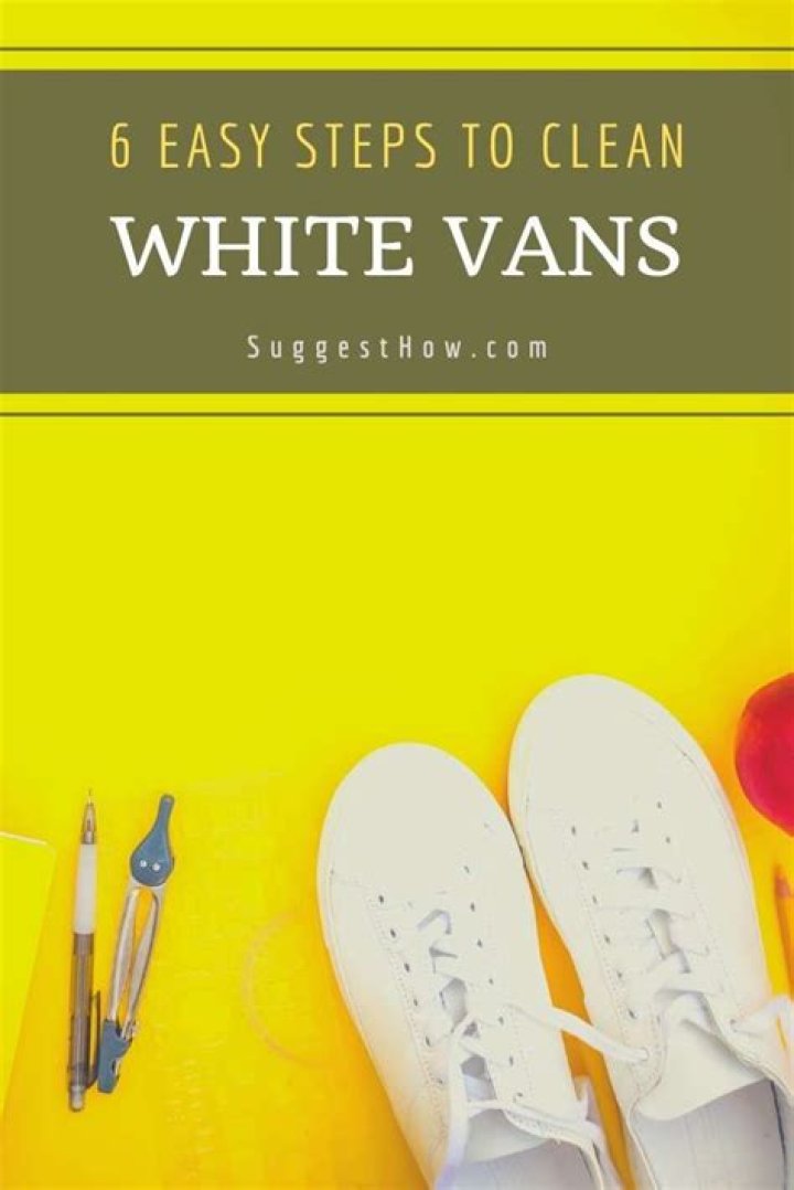 cleaning white vans