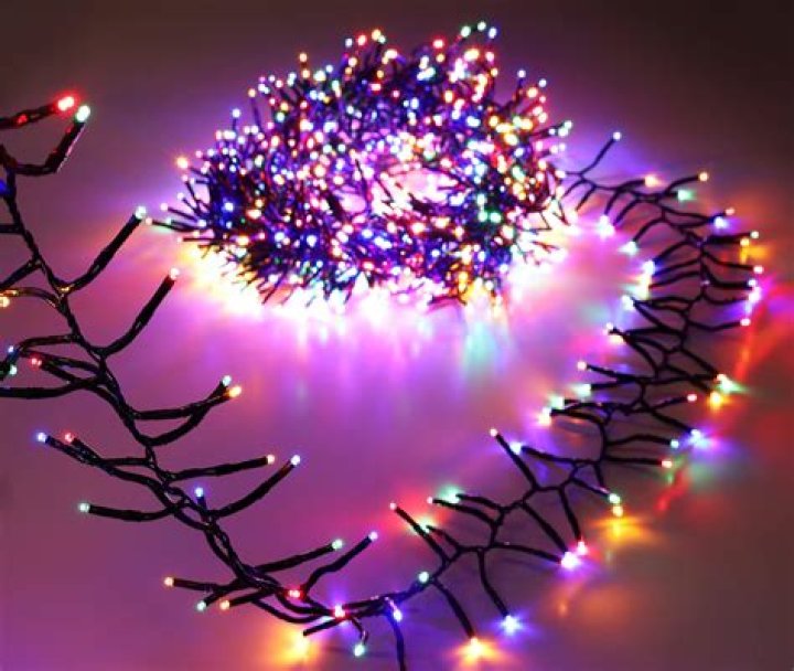 cluster christmas lights