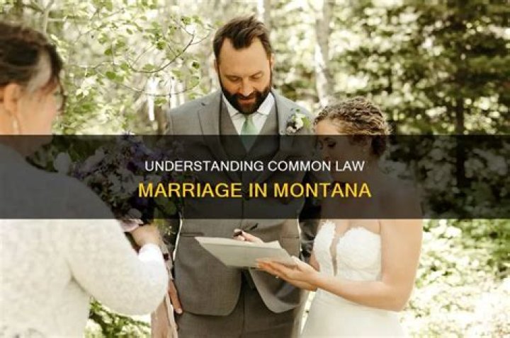 common law marriage montana