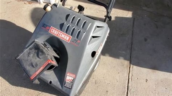 craftsman snowblower won t start