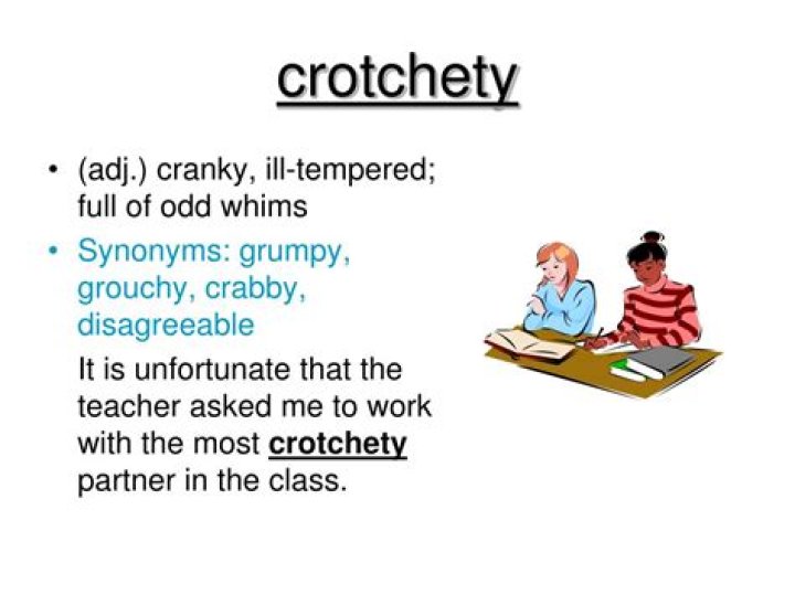 define crotchety