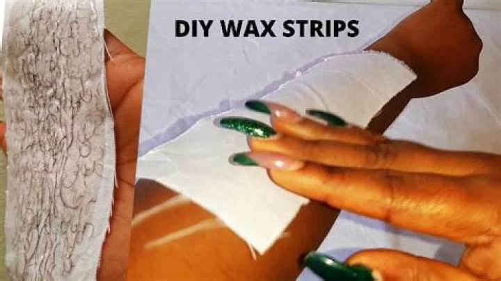 diy wax strips