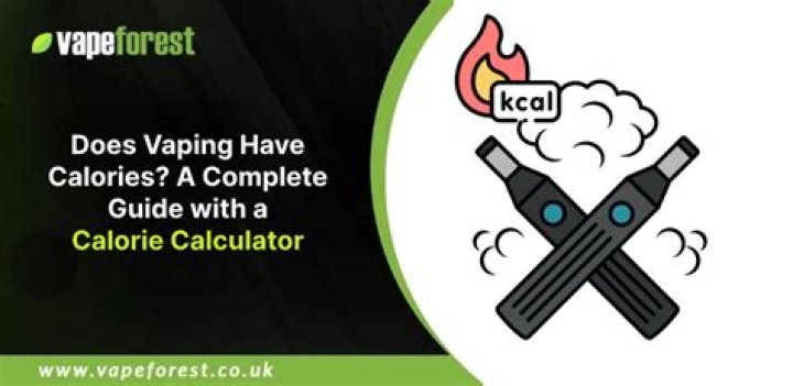 does vaping have calories