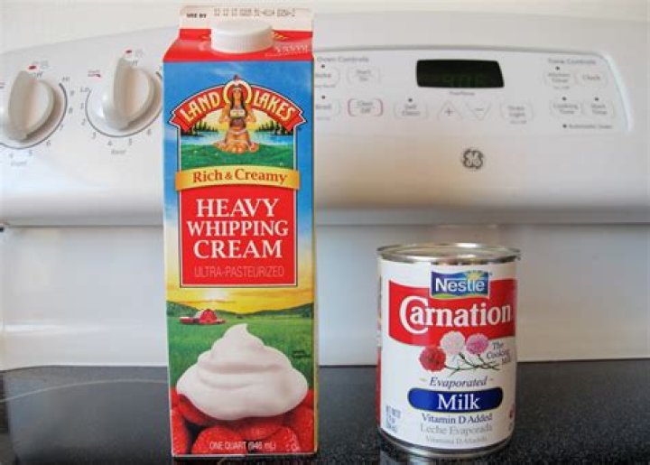 evaporated milk vs heavy cream