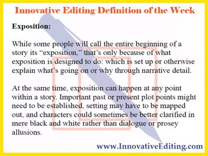 exposition story definition