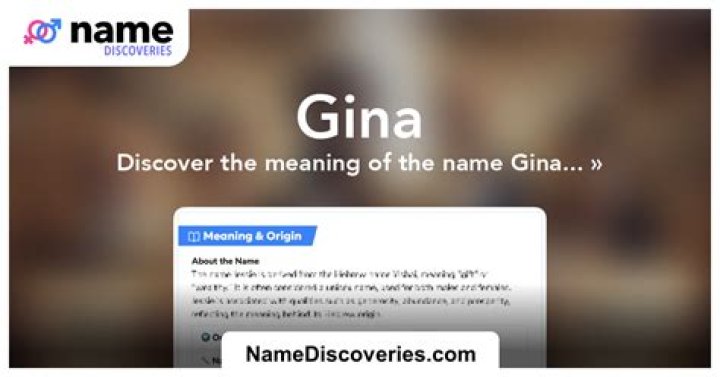 gina name meaning