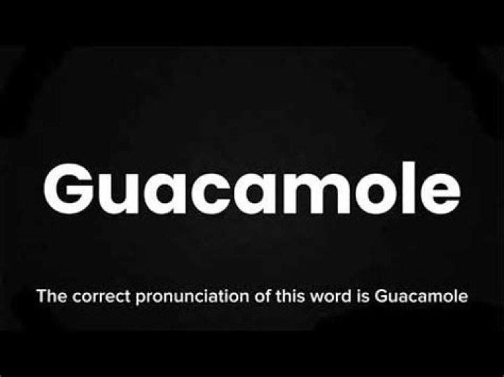 guacamole pronunciation