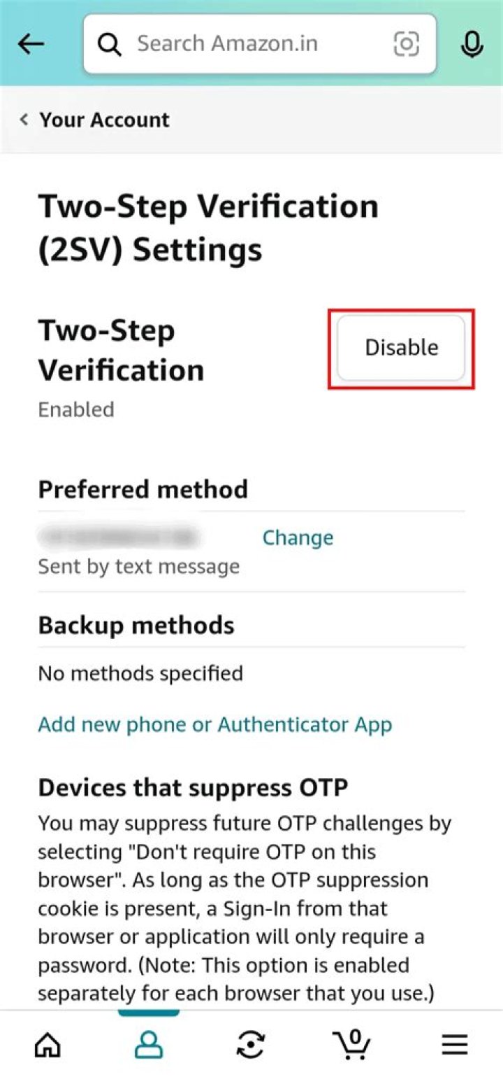 How do I disable OTP? check this out | turn off amazon otp