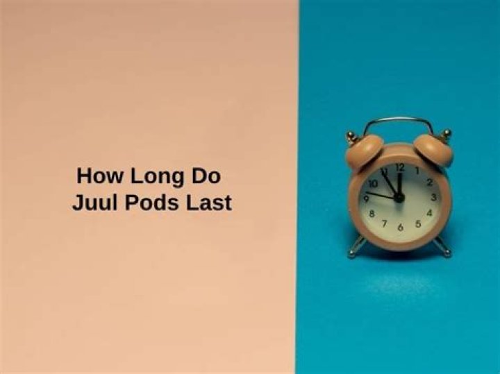how long do juul pods last