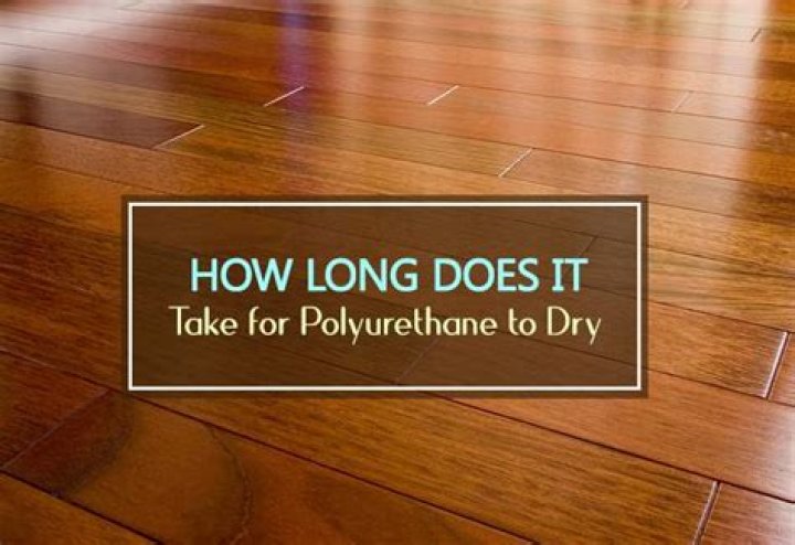 how long does it take for polyurethane to dry