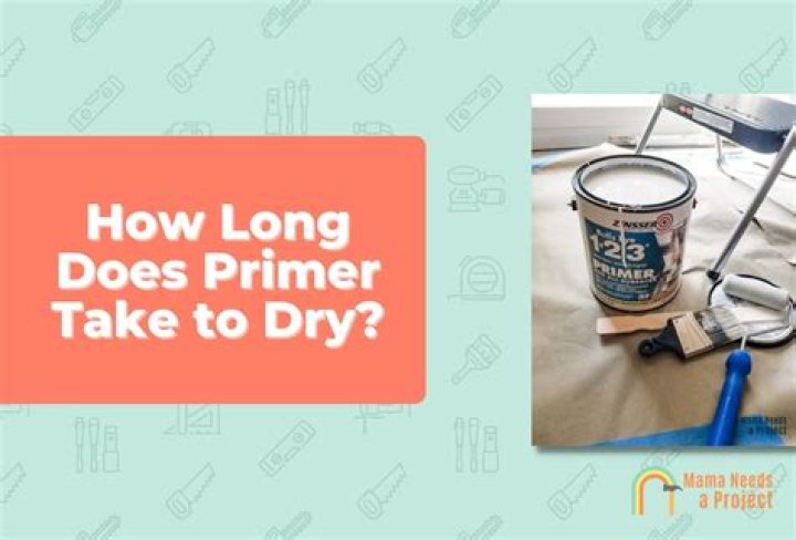 how long does it take for primer to dry