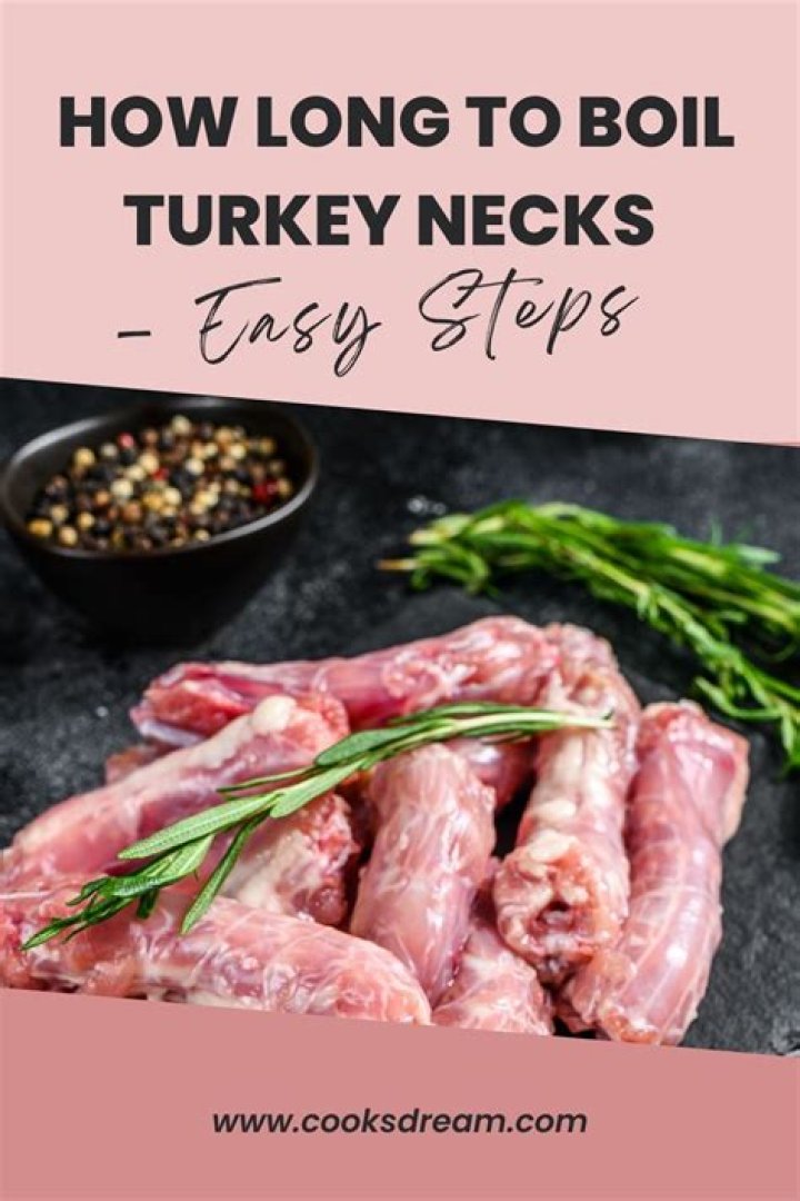 how long to boil turkey necks