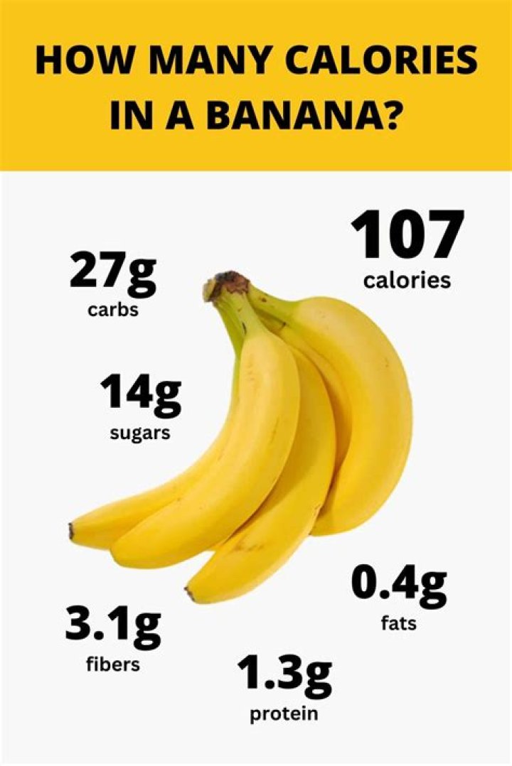 how many calories is a banana