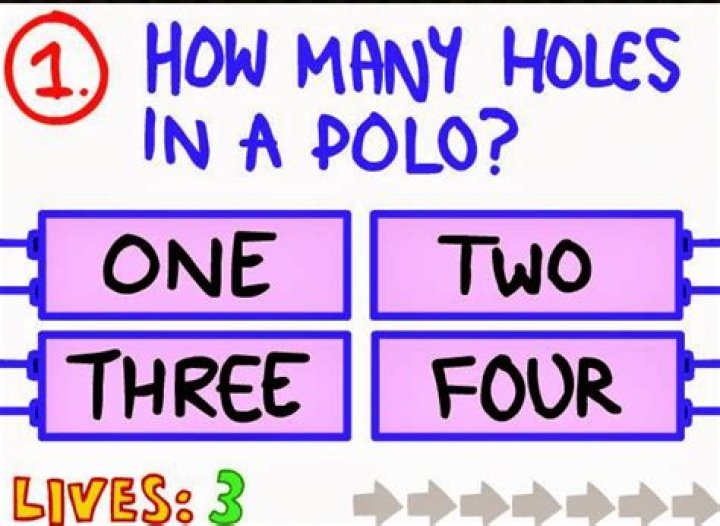 how many holes in a polo