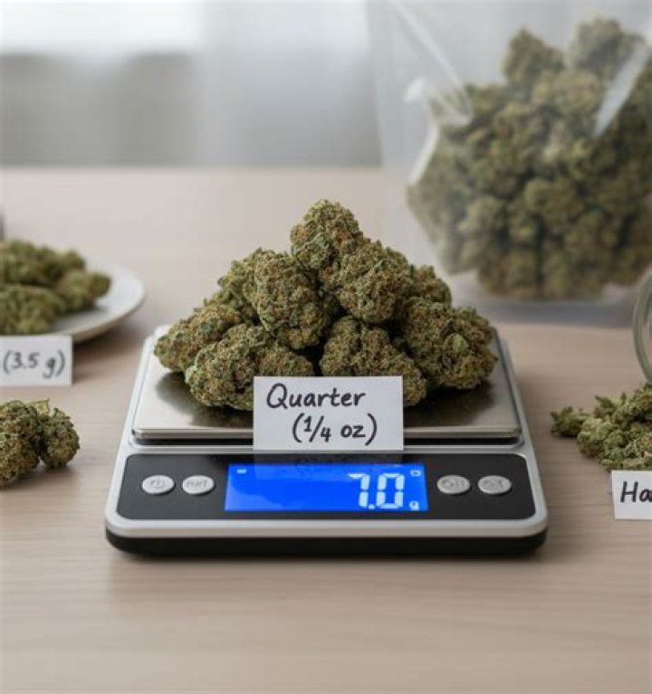how much does a quarter of weed weigh