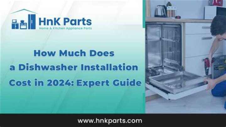 how much does it cost to install a dishwasher
