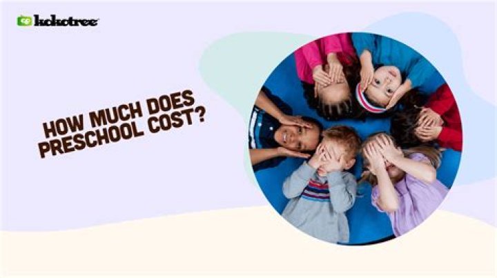 how much does preschool cost