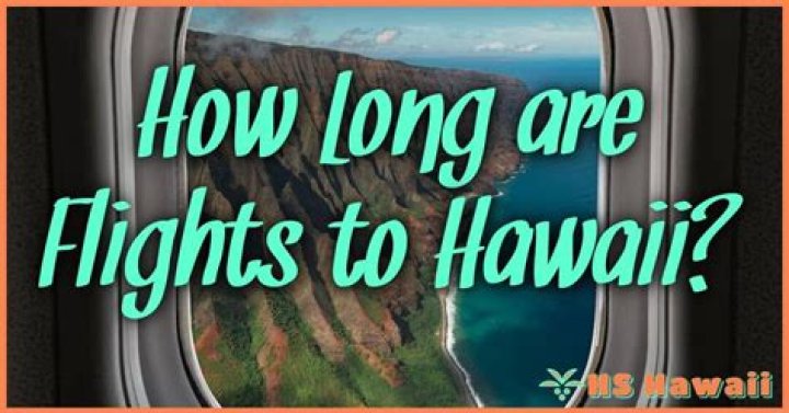 how much is a flight to hawaii