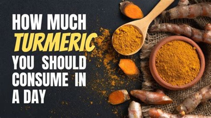 how much turmeric can you take a day