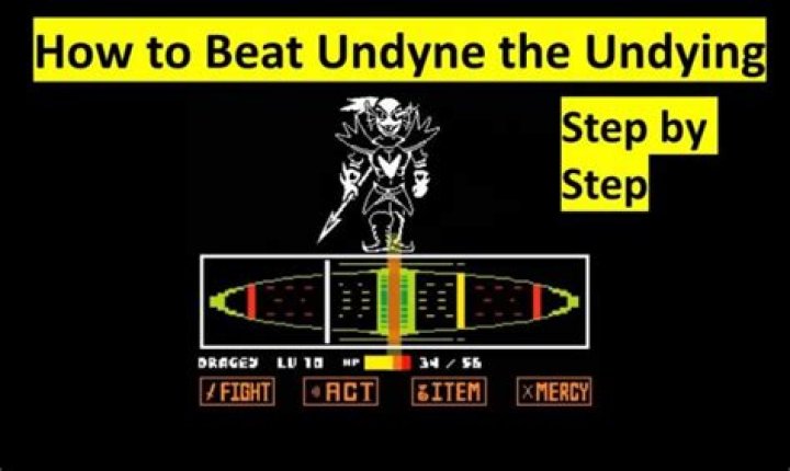 how to beat undyne