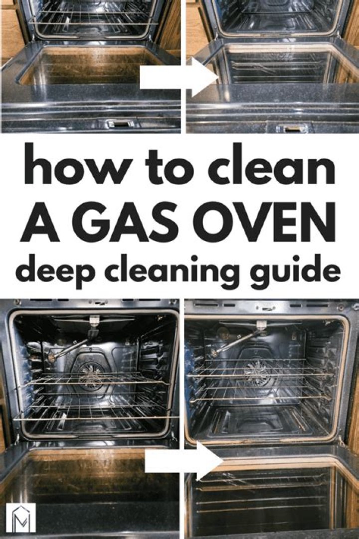 how to clean a gas oven