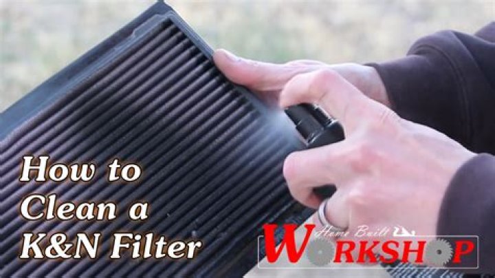 how to clean k&n filter