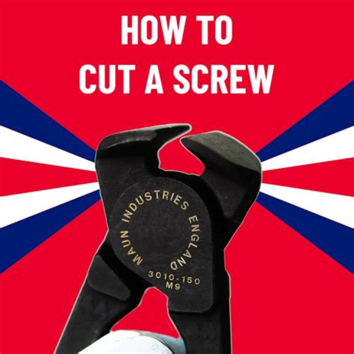 how to cut a screw