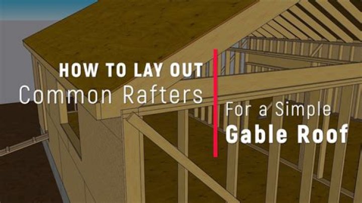 how to cut rafters
