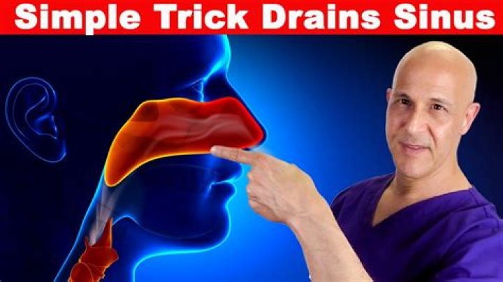 how to drain maxillary sinus