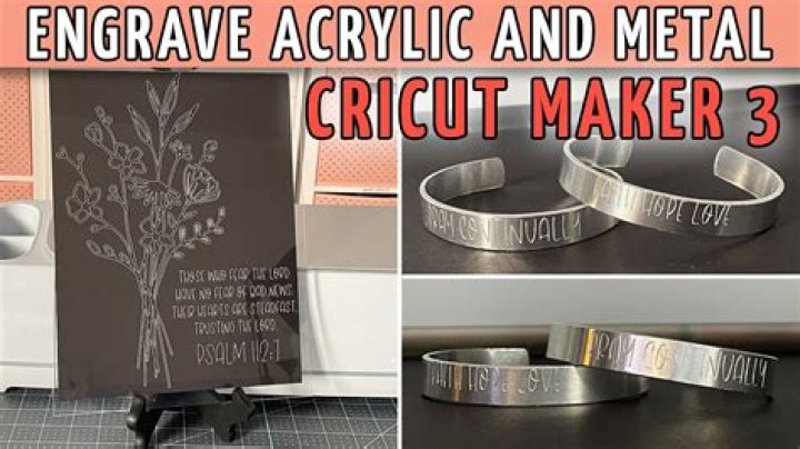 how to engrave with cricut maker