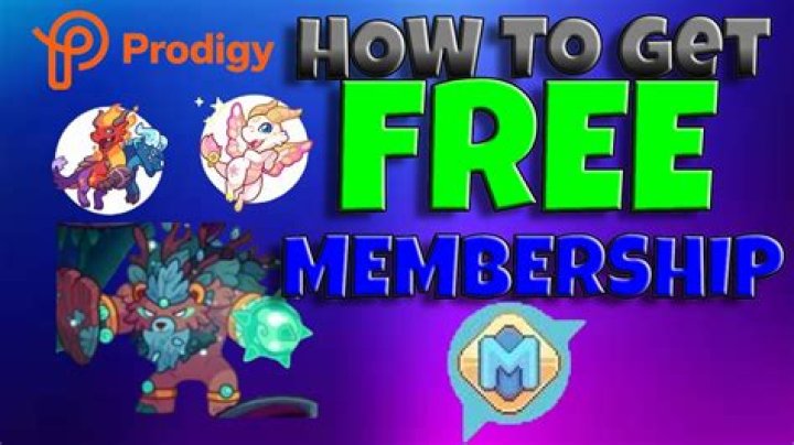 how to get a free membership on prodigy
