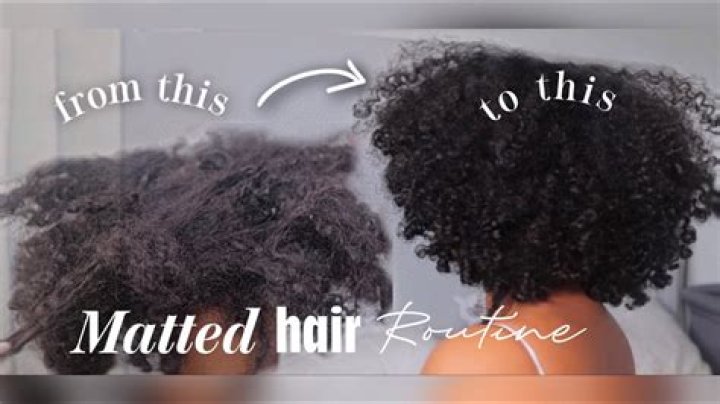 how to get rid of matted hair clumps
