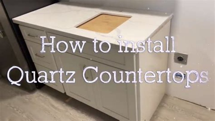 how to install quartz countertop