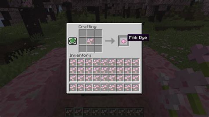 how to make pink dye in minecraft