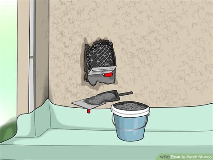 how to patch stucco