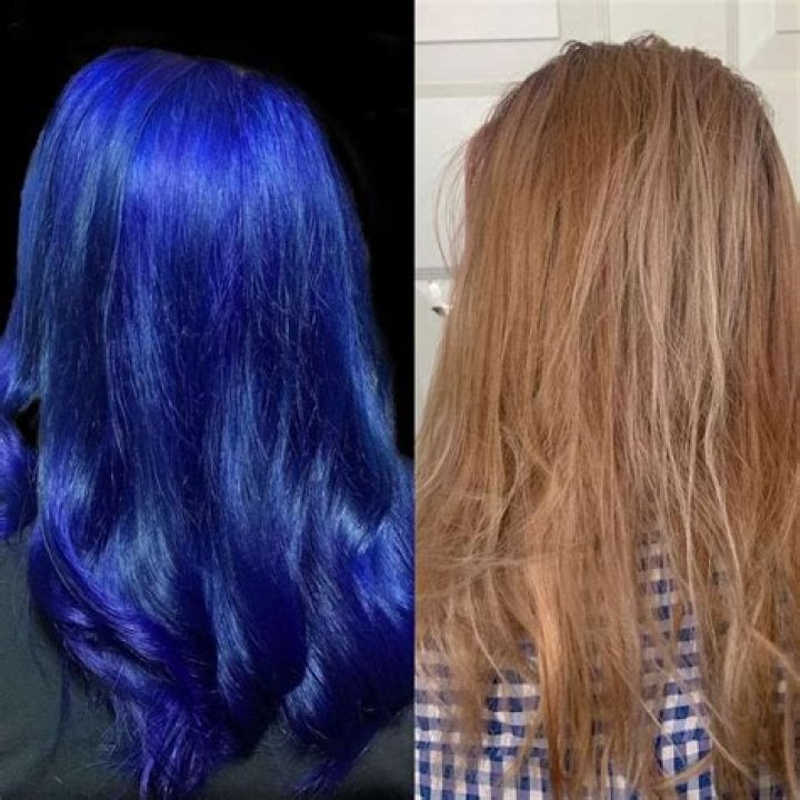 how to remove blue hair dye